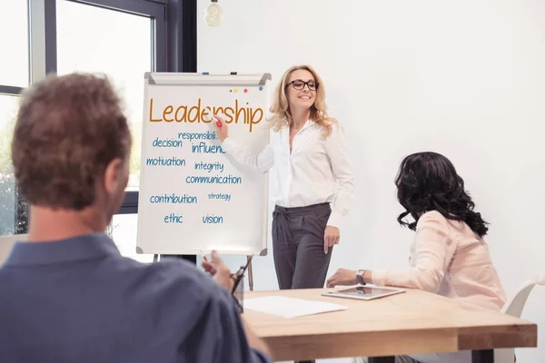 Business partners during presentation — Stock Photo