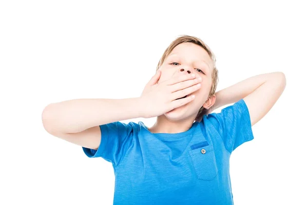 Sleepy little boy — Stock Photo