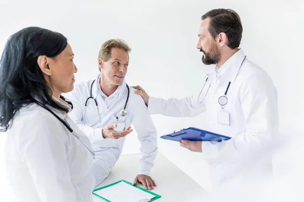Professional doctors working together — Stock Photo