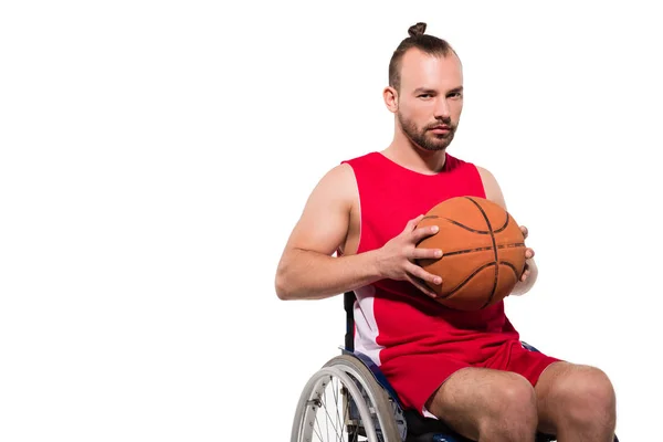 Баскетболіст у інвалідному візку — стокове фото
