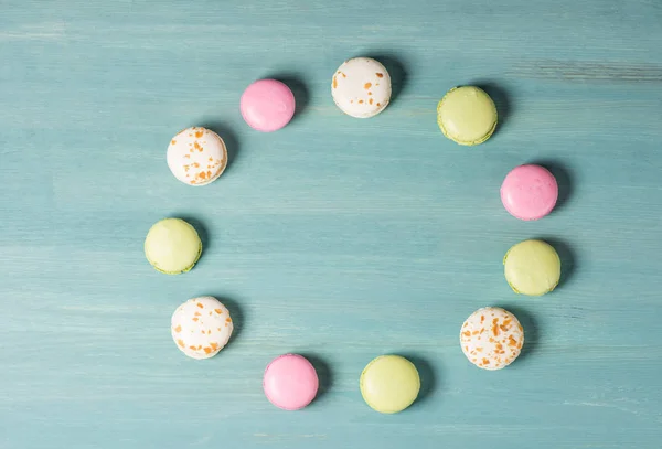 Deliciosos macarons doces — Fotografia de Stock