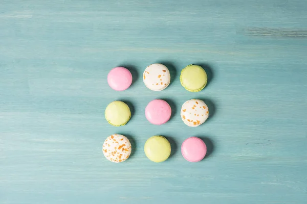 Lezzetli tatlı macarons