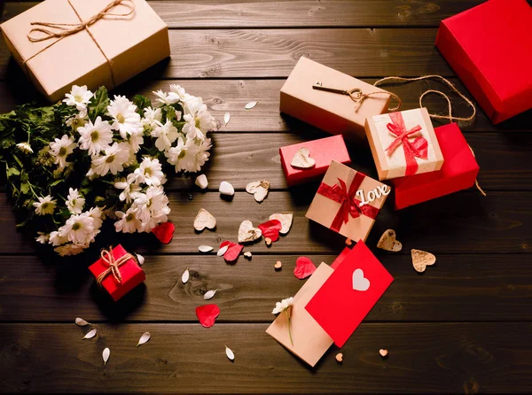 Geschenke zum Valentinstag — Stockfoto