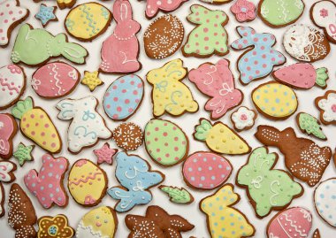 Paskalya gingerbread arka plan