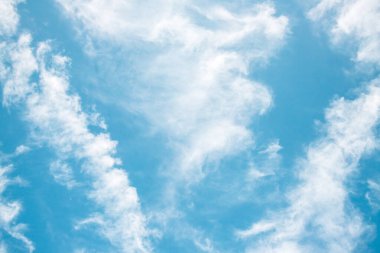 Bulutlu mavi gökyüzü