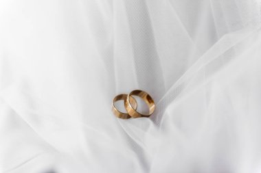 Düğün halkalar duvak