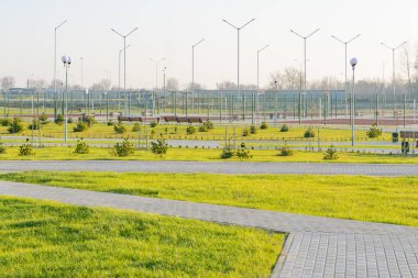 Parktaki bir patikanın parçası