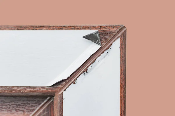 A fragment of plastic Windows with lamination