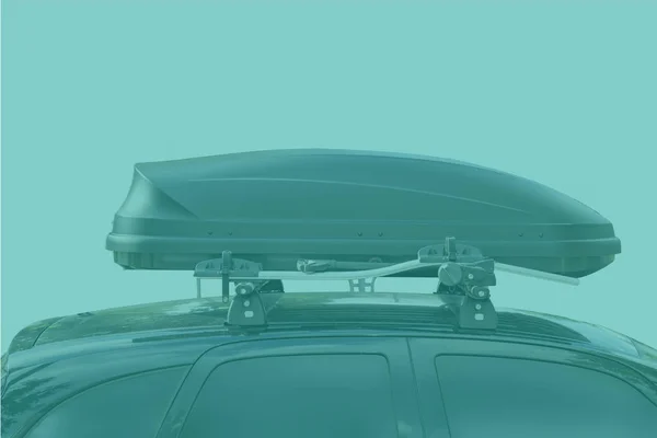 Современный Багажник Крыше Путешествий — стоковое фото