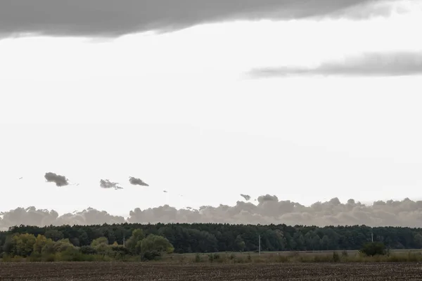 Outono céu contraste — Fotografia de Stock