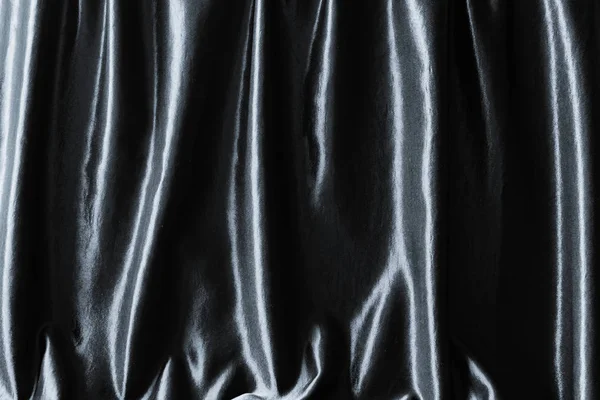 Ciemny błyszczący materiał kurtyny — Zdjęcie stockowe