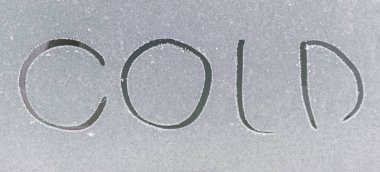 Arabanın camında yazan kelime.