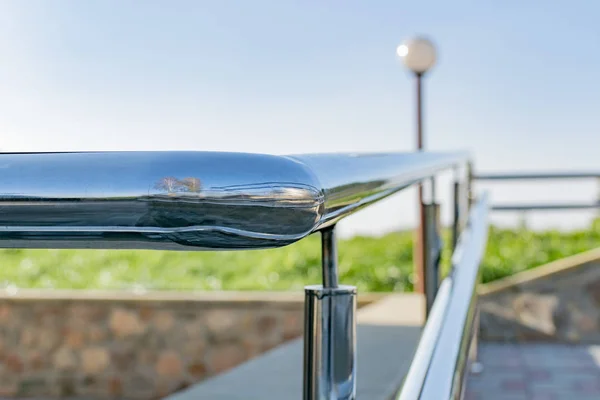 Fragment de balustrade métallique — Photo