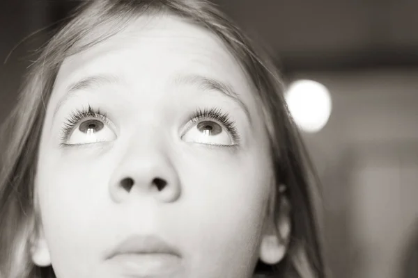 Foto de retrato teñido de una niña —  Fotos de Stock