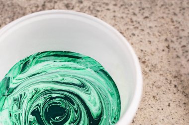 Karışık renklerin renkli görüntüsü