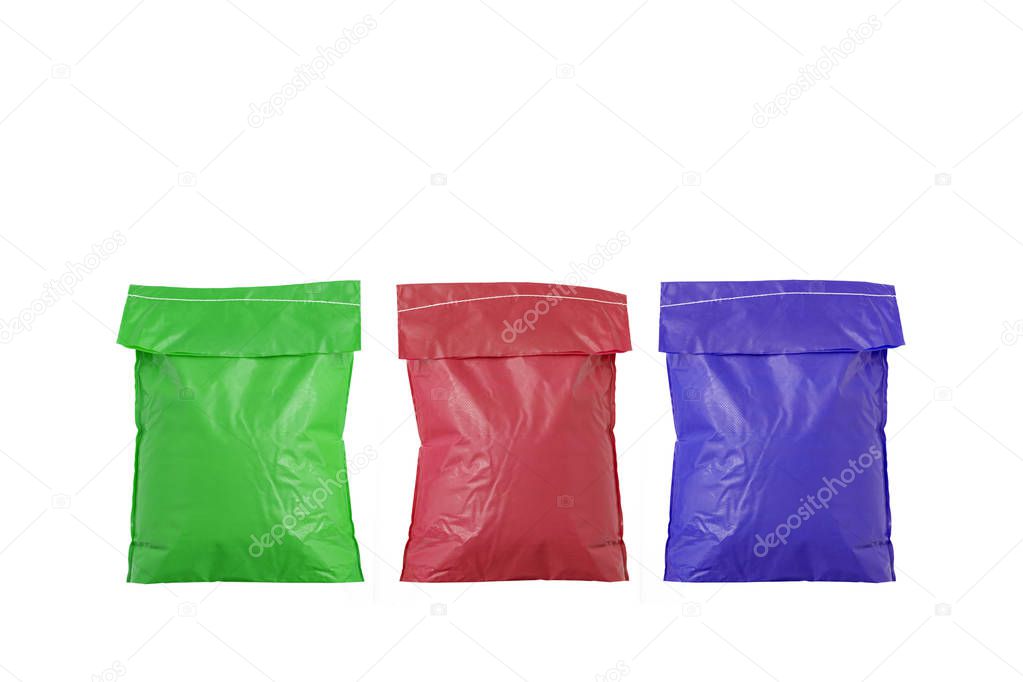 Sealed packaging bags for transporting bulk goods