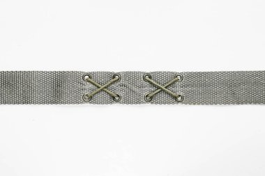 İnce paçavra kayışlı gri