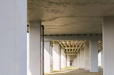 Fragment of a new road overpass