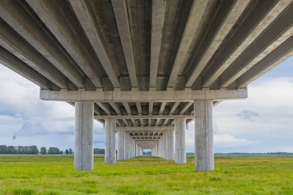 Fragment of a new road overpass — Stock fotografie