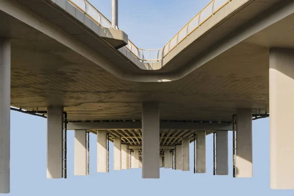 Fragment of a new road overpass — Stock fotografie