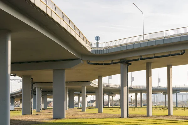 Fragment of a new road overpass — Stock fotografie