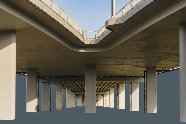Fragment of a new road overpass — Stock fotografie