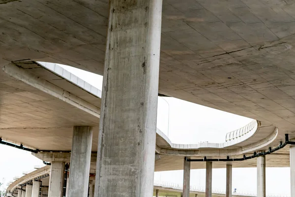 Stukken Van Aanbouw Zijnde Ringbrug — Stockfoto