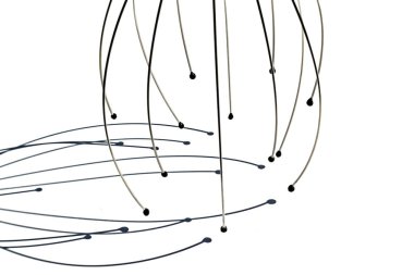 Işık arkaplanındaki baş için parça masajcısı