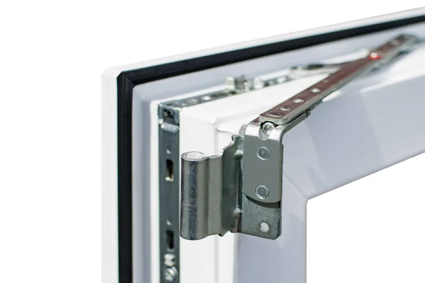 Plastik beyaz pencerenin donanım ögesi