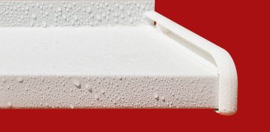Plastik çerçeveli pencereler için beyaz renk