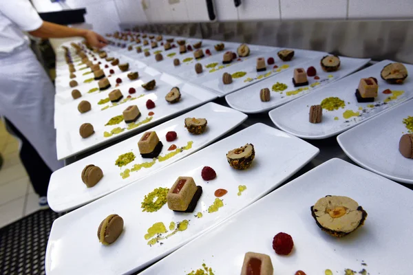 Cozinhar para as férias no restaurante — Fotografia de Stock