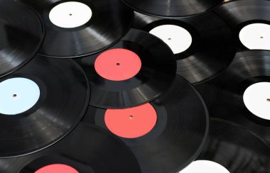 arka plan eski Vinil kayıtlardan
