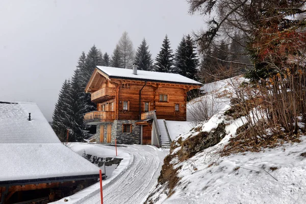 Winter Alpine landscape — Stock Photo, Image