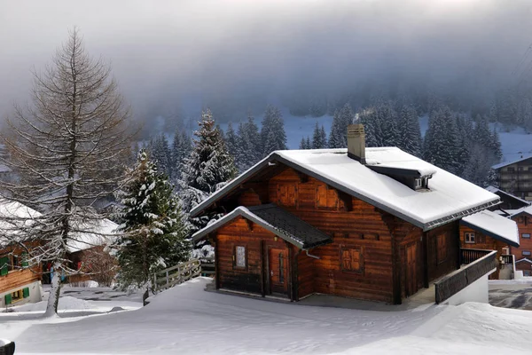 Winter Alpine landscape — Stock Photo, Image