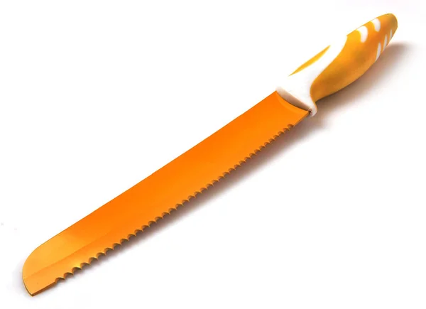 Beyaz bir arka plan üzerinde seramik bıçak — Stok fotoğraf