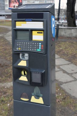 Park ödeme makinesi portre
