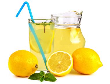 limon suyu ve meyve