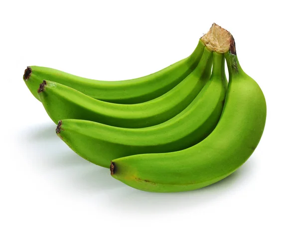 Ett gäng gröna bananer — Stockfoto
