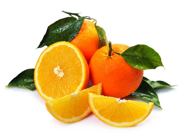 Naranja con segmentos — Foto de Stock