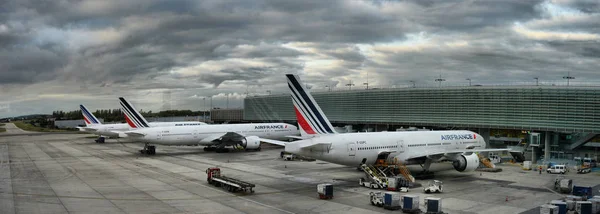 Frankreich, paris, charles de gaulle, oktober 10 2017, air france a — Stockfoto