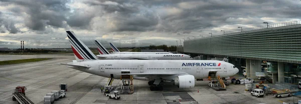 France, Paris, Charles de Gaulle, October 10 2017,  Air France a — Stock Photo, Image