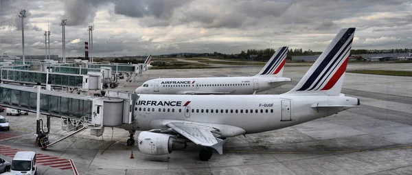 France, Paris, Charles de Gaulle, October 10 2017,  Air France a — Stock Photo, Image