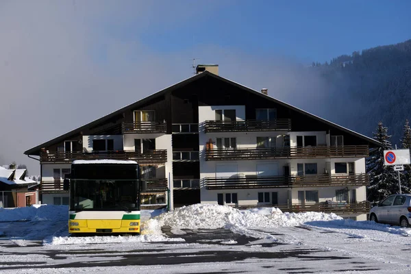 Winter Alpine landscape in the countryside — Stock Photo, Image