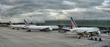 France, Paris, Charles de Gaulle, October 10 2017,  Air France a clipart