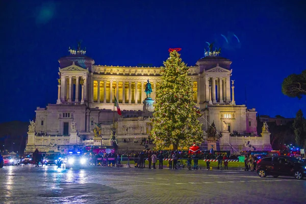 Rome, Italie, 05,01,2020, Noël à Rome, Noël décoré — Photo