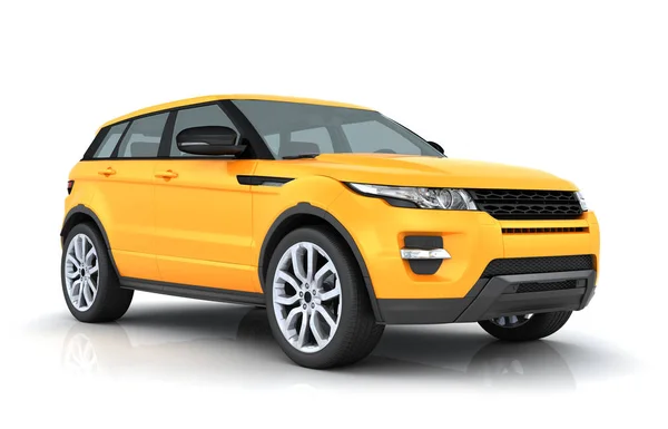 Orange Range rover — Stock Photo, Image