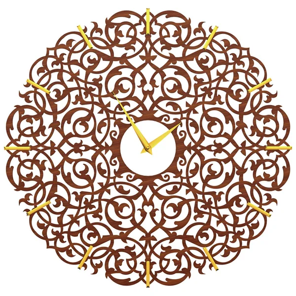 Wall clock with patterns — ストック写真