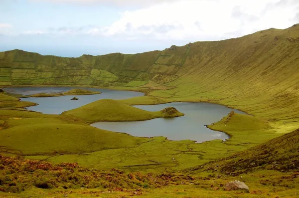 Ilha do corvo, acores, Portugal — Fotografia de Stock