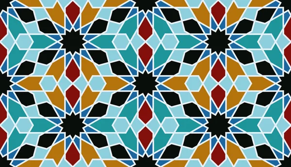 Orientaliska mosaik dekoration — Stock vektor