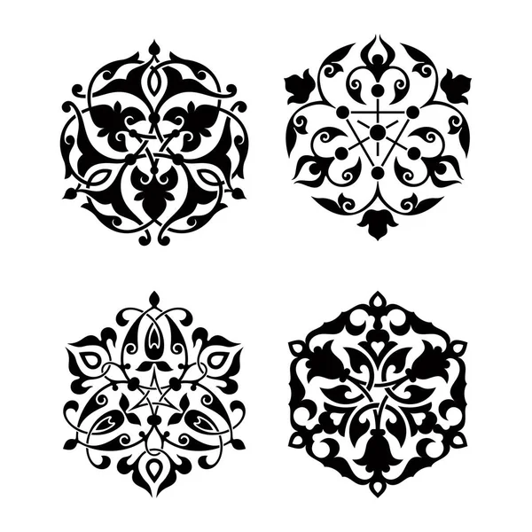 Set van Arabische Oosterse ornament — Stockvector